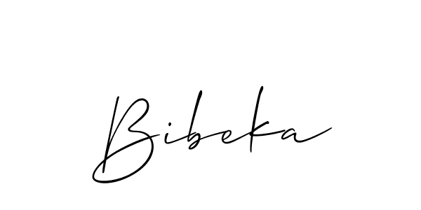 You can use this online signature creator to create a handwritten signature for the name Bibeka. This is the best online autograph maker. Bibeka signature style 2 images and pictures png