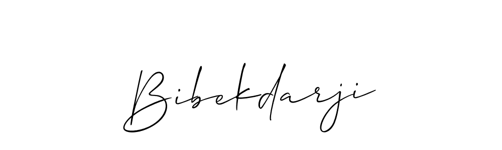 It looks lik you need a new signature style for name Bibekdarji. Design unique handwritten (Allison_Script) signature with our free signature maker in just a few clicks. Bibekdarji signature style 2 images and pictures png