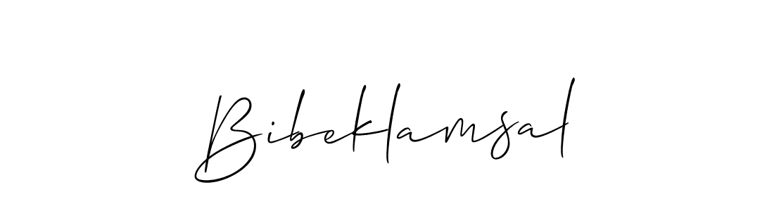 if you are searching for the best signature style for your name Bibeklamsal. so please give up your signature search. here we have designed multiple signature styles  using Allison_Script. Bibeklamsal signature style 2 images and pictures png