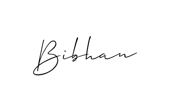 if you are searching for the best signature style for your name Bibhan. so please give up your signature search. here we have designed multiple signature styles  using Allison_Script. Bibhan signature style 2 images and pictures png