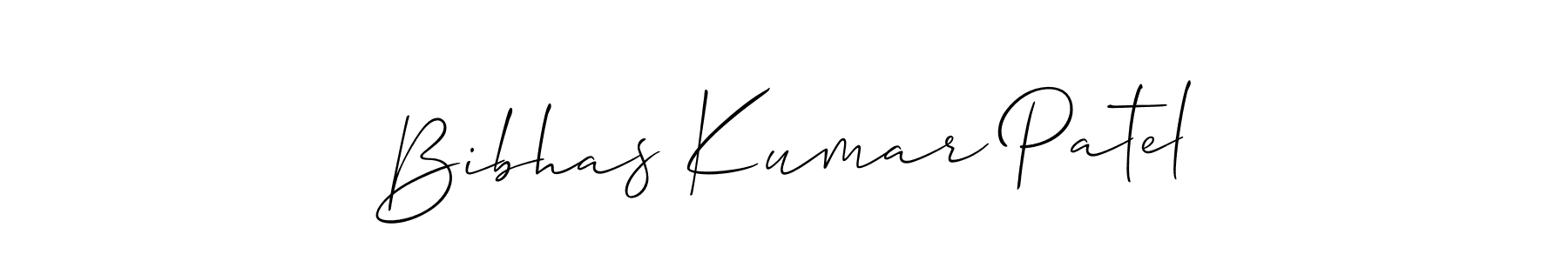 Also we have Bibhas Kumar Patel name is the best signature style. Create professional handwritten signature collection using Allison_Script autograph style. Bibhas Kumar Patel signature style 2 images and pictures png