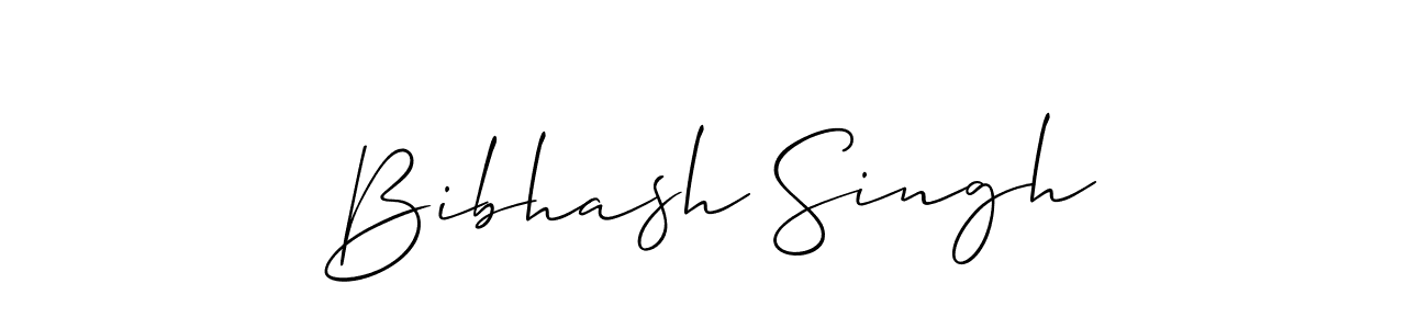 Allison_Script is a professional signature style that is perfect for those who want to add a touch of class to their signature. It is also a great choice for those who want to make their signature more unique. Get Bibhash Singh name to fancy signature for free. Bibhash Singh signature style 2 images and pictures png