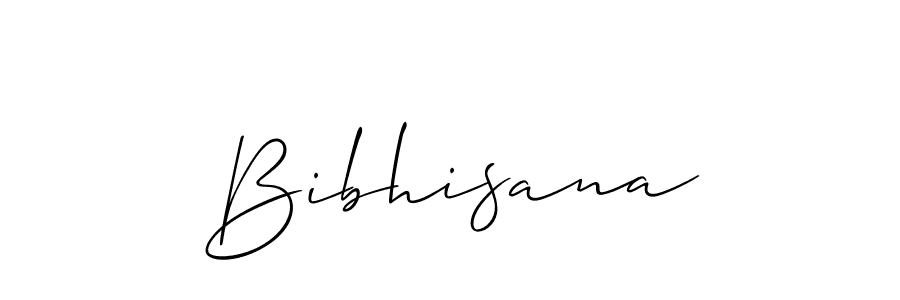 How to make Bibhisana name signature. Use Allison_Script style for creating short signs online. This is the latest handwritten sign. Bibhisana signature style 2 images and pictures png