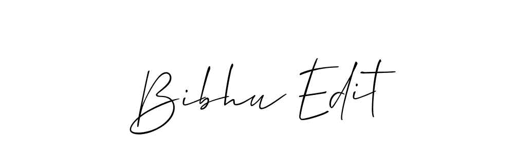 How to Draw Bibhu Edit signature style? Allison_Script is a latest design signature styles for name Bibhu Edit. Bibhu Edit signature style 2 images and pictures png