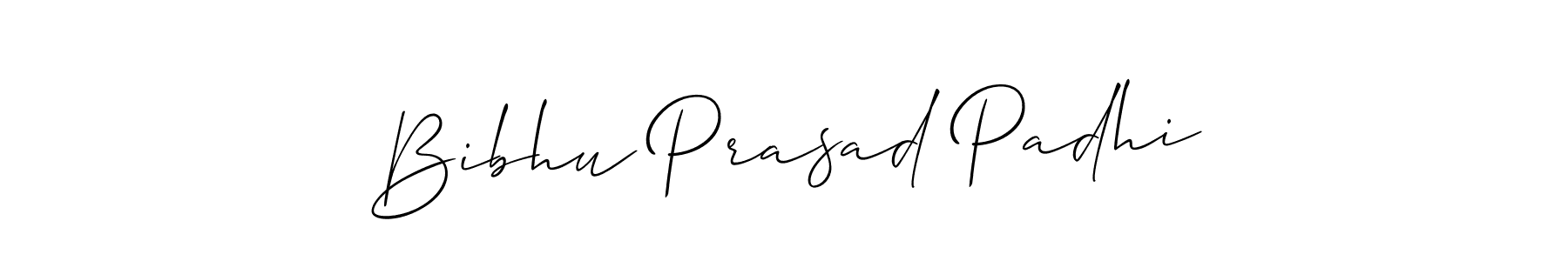 if you are searching for the best signature style for your name Bibhu Prasad Padhi. so please give up your signature search. here we have designed multiple signature styles  using Allison_Script. Bibhu Prasad Padhi signature style 2 images and pictures png