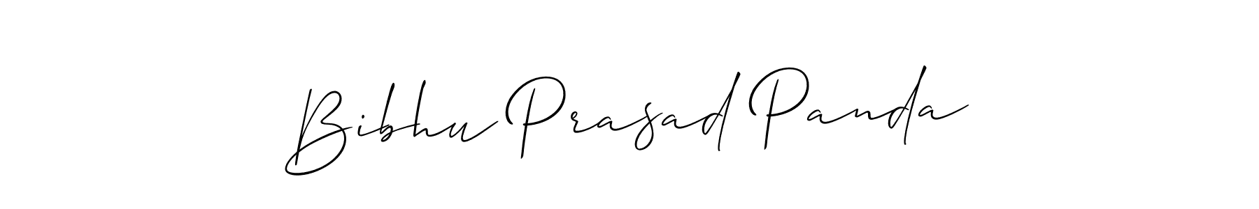 The best way (Allison_Script) to make a short signature is to pick only two or three words in your name. The name Bibhu Prasad Panda include a total of six letters. For converting this name. Bibhu Prasad Panda signature style 2 images and pictures png