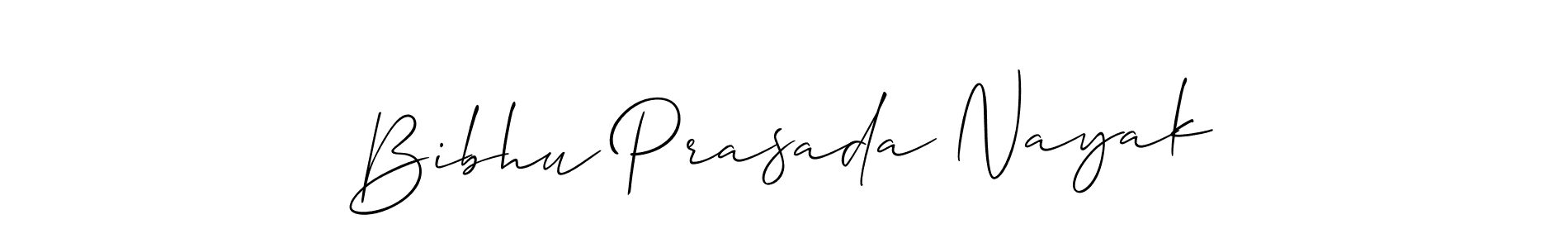 Also we have Bibhu Prasada Nayak name is the best signature style. Create professional handwritten signature collection using Allison_Script autograph style. Bibhu Prasada Nayak signature style 2 images and pictures png