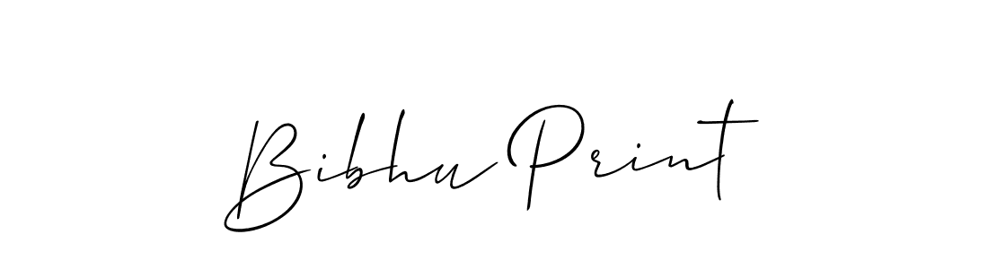 Make a beautiful signature design for name Bibhu Print. Use this online signature maker to create a handwritten signature for free. Bibhu Print signature style 2 images and pictures png