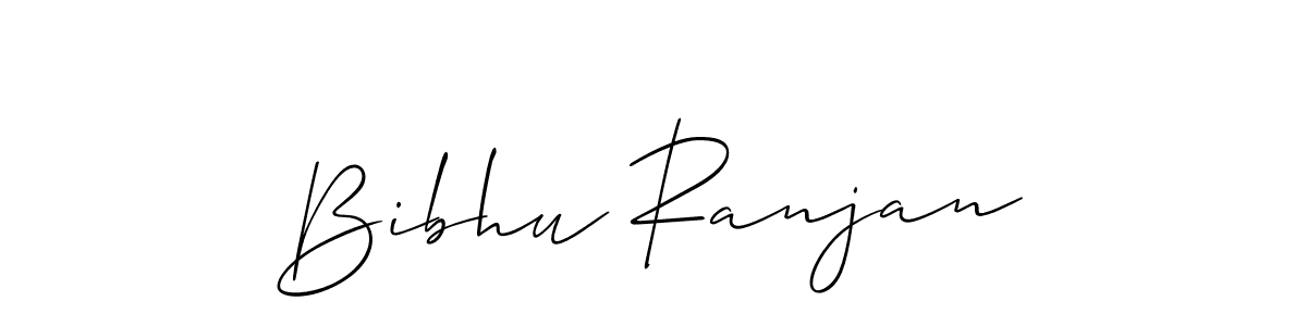 Allison_Script is a professional signature style that is perfect for those who want to add a touch of class to their signature. It is also a great choice for those who want to make their signature more unique. Get Bibhu Ranjan name to fancy signature for free. Bibhu Ranjan signature style 2 images and pictures png