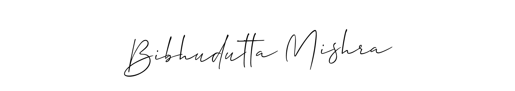 Make a short Bibhudutta Mishra signature style. Manage your documents anywhere anytime using Allison_Script. Create and add eSignatures, submit forms, share and send files easily. Bibhudutta Mishra signature style 2 images and pictures png