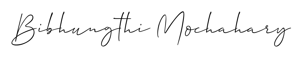 Download transparent PNG signature for name Bibhungthi Mochahary styled with Allison_Script font. Ready to paste directly into PDF and Word agreements. Bibhungthi Mochahary signature style 2 images and pictures png