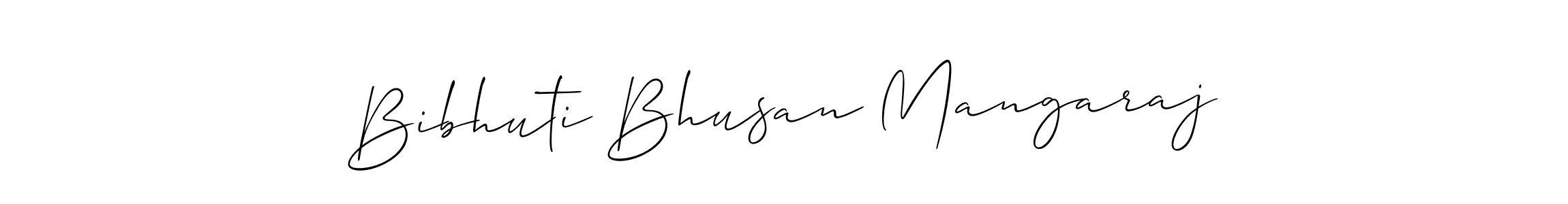Create a beautiful signature design for name Bibhuti Bhusan Mangaraj. With this signature (Allison_Script) fonts, you can make a handwritten signature for free. Bibhuti Bhusan Mangaraj signature style 2 images and pictures png