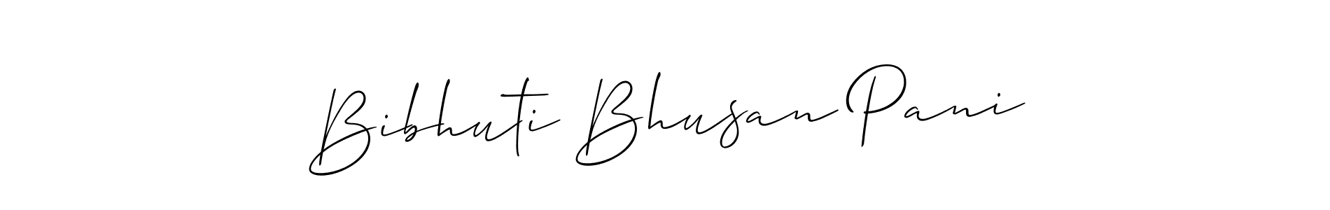 Use a signature maker to create a handwritten signature online. With this signature software, you can design (Allison_Script) your own signature for name Bibhuti Bhusan Pani. Bibhuti Bhusan Pani signature style 2 images and pictures png