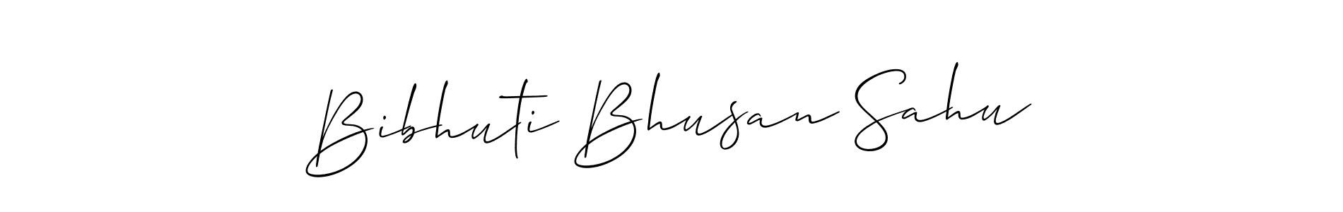 Make a beautiful signature design for name Bibhuti Bhusan Sahu. With this signature (Allison_Script) style, you can create a handwritten signature for free. Bibhuti Bhusan Sahu signature style 2 images and pictures png
