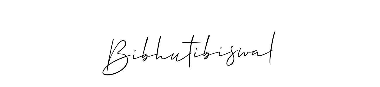 Use a signature maker to create a handwritten signature online. With this signature software, you can design (Allison_Script) your own signature for name Bibhutibiswal. Bibhutibiswal signature style 2 images and pictures png