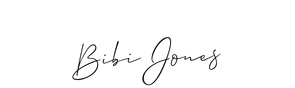 Bibi Jones stylish signature style. Best Handwritten Sign (Allison_Script) for my name. Handwritten Signature Collection Ideas for my name Bibi Jones. Bibi Jones signature style 2 images and pictures png