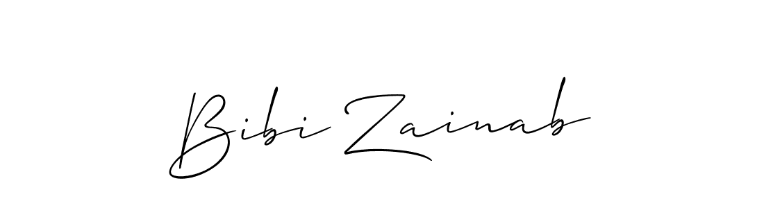 Also You can easily find your signature by using the search form. We will create Bibi Zainab name handwritten signature images for you free of cost using Allison_Script sign style. Bibi Zainab signature style 2 images and pictures png