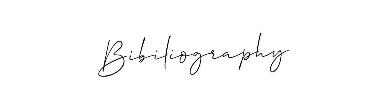 Make a beautiful signature design for name Bibiliography. Use this online signature maker to create a handwritten signature for free. Bibiliography signature style 2 images and pictures png