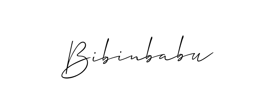 if you are searching for the best signature style for your name Bibinbabu. so please give up your signature search. here we have designed multiple signature styles  using Allison_Script. Bibinbabu signature style 2 images and pictures png