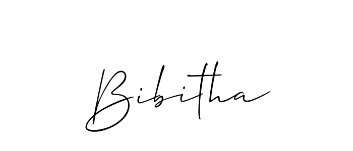 Similarly Allison_Script is the best handwritten signature design. Signature creator online .You can use it as an online autograph creator for name Bibitha. Bibitha signature style 2 images and pictures png