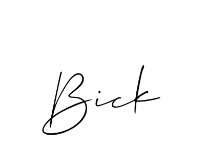 Here are the top 10 professional signature styles for the name Bick. These are the best autograph styles you can use for your name. Bick signature style 2 images and pictures png