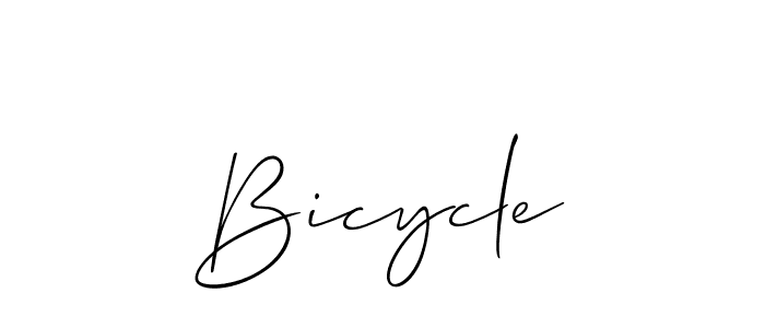 Also we have Bicycle name is the best signature style. Create professional handwritten signature collection using Allison_Script autograph style. Bicycle signature style 2 images and pictures png