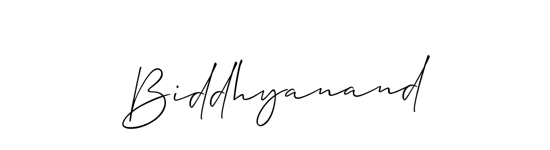 Make a short Biddhyanand signature style. Manage your documents anywhere anytime using Allison_Script. Create and add eSignatures, submit forms, share and send files easily. Biddhyanand signature style 2 images and pictures png