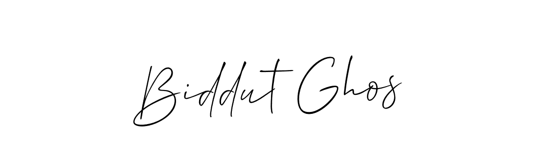 The best way (Allison_Script) to make a short signature is to pick only two or three words in your name. The name Biddut Ghos include a total of six letters. For converting this name. Biddut Ghos signature style 2 images and pictures png