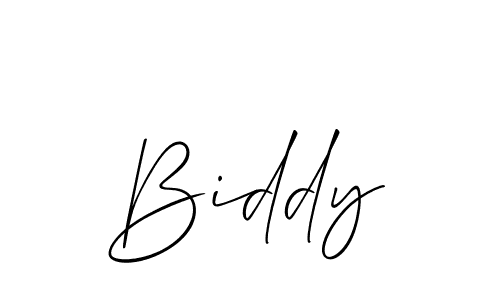 if you are searching for the best signature style for your name Biddy. so please give up your signature search. here we have designed multiple signature styles  using Allison_Script. Biddy signature style 2 images and pictures png