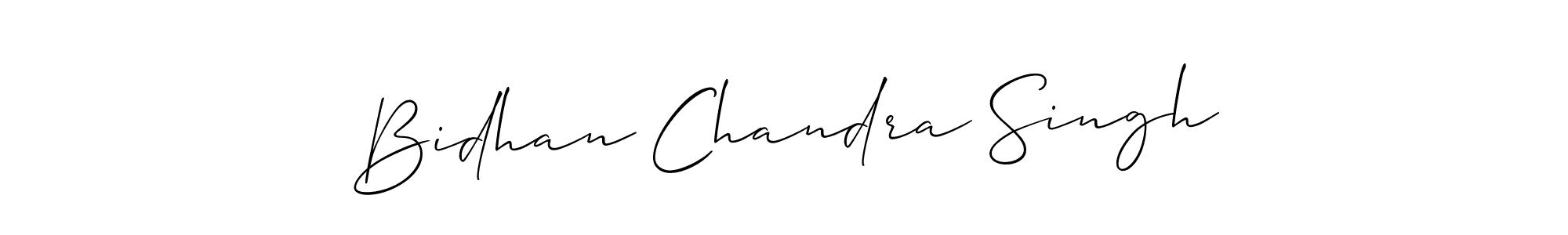 This is the best signature style for the Bidhan Chandra Singh name. Also you like these signature font (Allison_Script). Mix name signature. Bidhan Chandra Singh signature style 2 images and pictures png