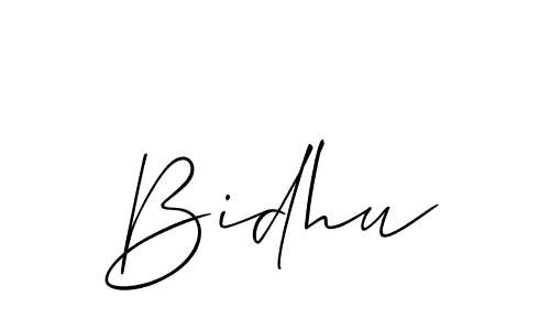 Once you've used our free online signature maker to create your best signature Allison_Script style, it's time to enjoy all of the benefits that Bidhu name signing documents. Bidhu signature style 2 images and pictures png