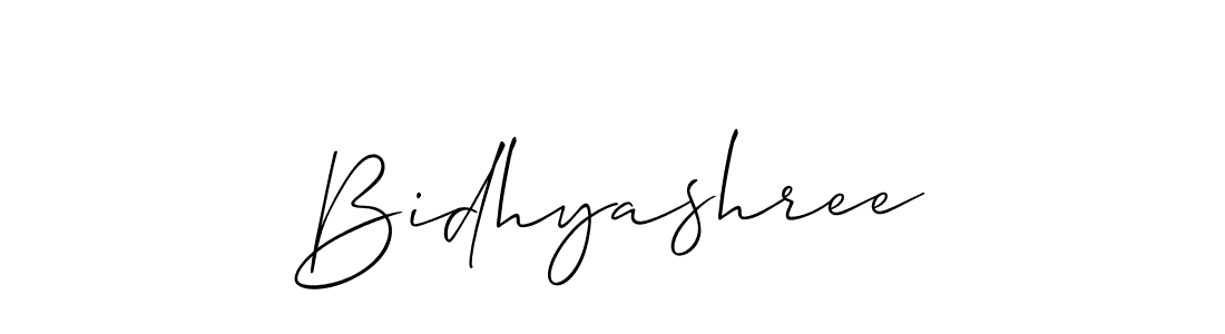 Allison_Script is a professional signature style that is perfect for those who want to add a touch of class to their signature. It is also a great choice for those who want to make their signature more unique. Get Bidhyashree name to fancy signature for free. Bidhyashree signature style 2 images and pictures png