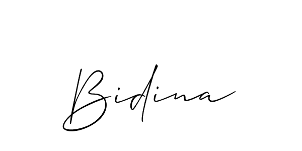 Similarly Allison_Script is the best handwritten signature design. Signature creator online .You can use it as an online autograph creator for name Bidina. Bidina signature style 2 images and pictures png