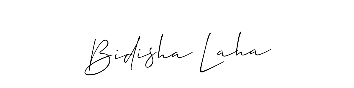 Also You can easily find your signature by using the search form. We will create Bidisha Laha name handwritten signature images for you free of cost using Allison_Script sign style. Bidisha Laha signature style 2 images and pictures png