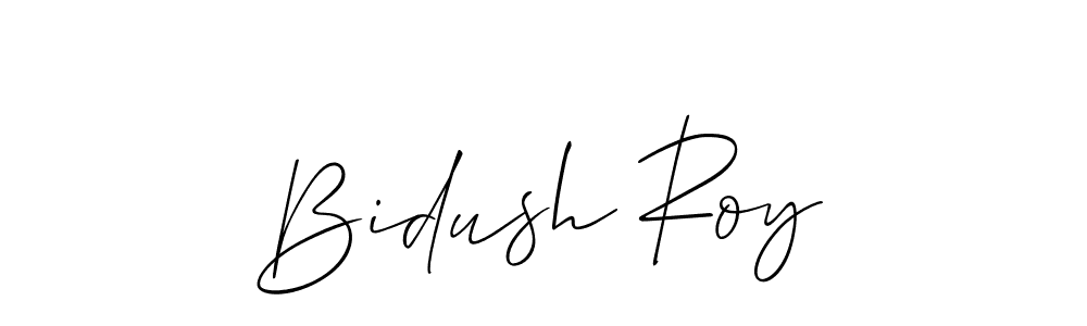 if you are searching for the best signature style for your name Bidush Roy. so please give up your signature search. here we have designed multiple signature styles  using Allison_Script. Bidush Roy signature style 2 images and pictures png