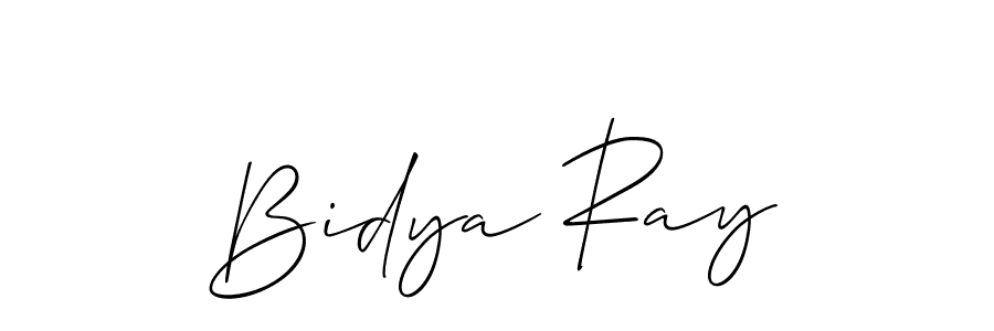 Bidya Ray stylish signature style. Best Handwritten Sign (Allison_Script) for my name. Handwritten Signature Collection Ideas for my name Bidya Ray. Bidya Ray signature style 2 images and pictures png