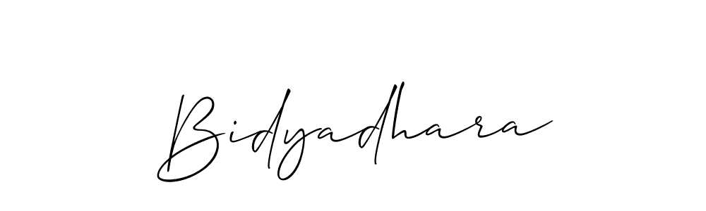 Design your own signature with our free online signature maker. With this signature software, you can create a handwritten (Allison_Script) signature for name Bidyadhara. Bidyadhara signature style 2 images and pictures png