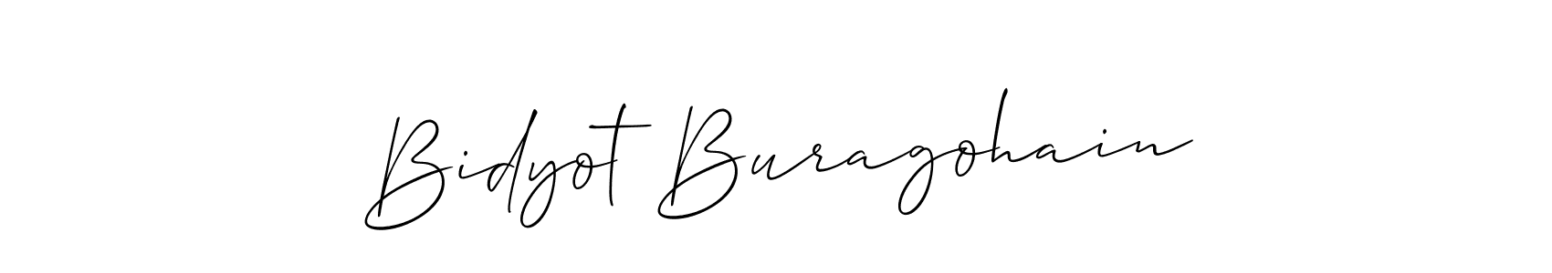 Similarly Allison_Script is the best handwritten signature design. Signature creator online .You can use it as an online autograph creator for name Bidyot Buragohain. Bidyot Buragohain signature style 2 images and pictures png