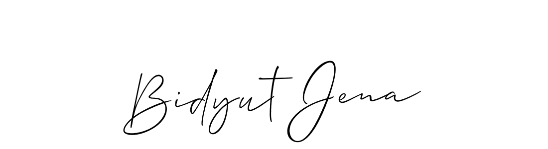 This is the best signature style for the Bidyut Jena name. Also you like these signature font (Allison_Script). Mix name signature. Bidyut Jena signature style 2 images and pictures png