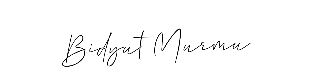 Bidyut Murmu stylish signature style. Best Handwritten Sign (Allison_Script) for my name. Handwritten Signature Collection Ideas for my name Bidyut Murmu. Bidyut Murmu signature style 2 images and pictures png