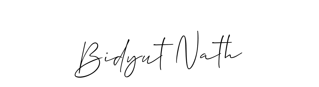 Best and Professional Signature Style for Bidyut Nath. Allison_Script Best Signature Style Collection. Bidyut Nath signature style 2 images and pictures png