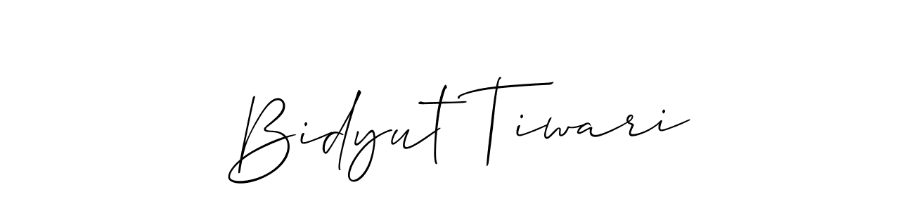 Bidyut Tiwari stylish signature style. Best Handwritten Sign (Allison_Script) for my name. Handwritten Signature Collection Ideas for my name Bidyut Tiwari. Bidyut Tiwari signature style 2 images and pictures png