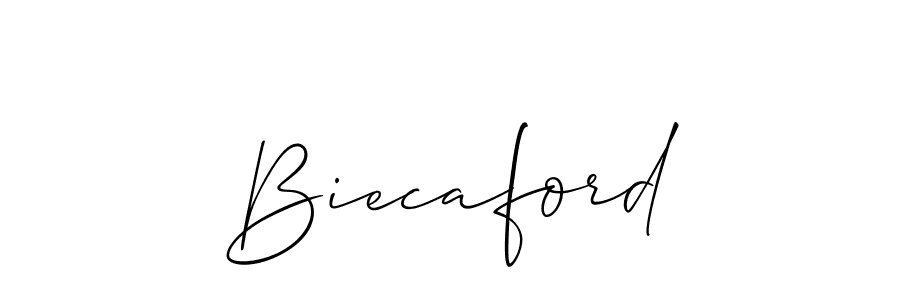 Check out images of Autograph of Biecaford name. Actor Biecaford Signature Style. Allison_Script is a professional sign style online. Biecaford signature style 2 images and pictures png
