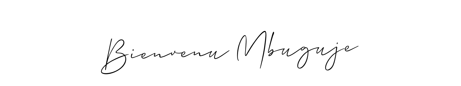 Make a beautiful signature design for name Bienvenu Mbuguje. Use this online signature maker to create a handwritten signature for free. Bienvenu Mbuguje signature style 2 images and pictures png