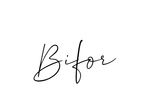 Bifor stylish signature style. Best Handwritten Sign (Allison_Script) for my name. Handwritten Signature Collection Ideas for my name Bifor. Bifor signature style 2 images and pictures png