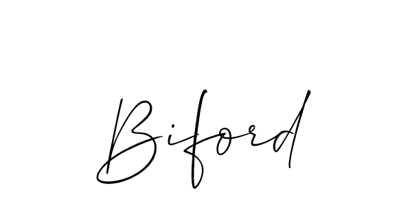 if you are searching for the best signature style for your name Biford. so please give up your signature search. here we have designed multiple signature styles  using Allison_Script. Biford signature style 2 images and pictures png