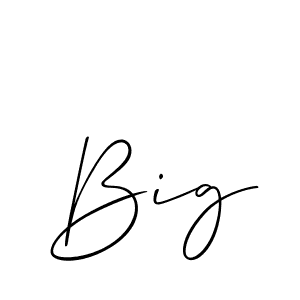 How to Draw Big signature style? Allison_Script is a latest design signature styles for name Big. Big signature style 2 images and pictures png