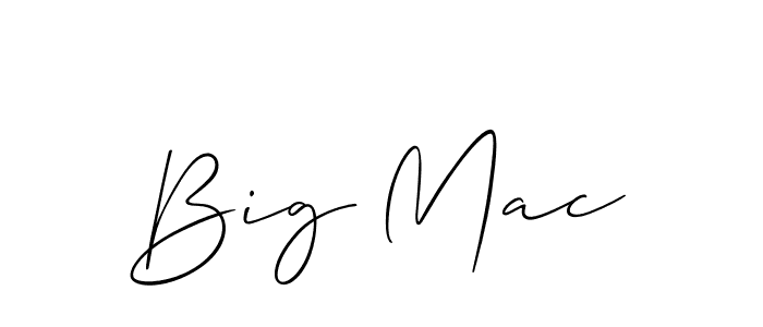 Best and Professional Signature Style for Big Mac. Allison_Script Best Signature Style Collection. Big Mac signature style 2 images and pictures png