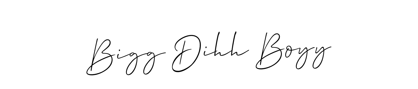 See photos of Bigg Dihh Boyy official signature by Spectra . Check more albums & portfolios. Read reviews & check more about Allison_Script font. Bigg Dihh Boyy signature style 2 images and pictures png