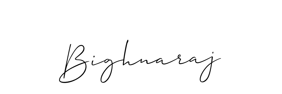 Design your own signature with our free online signature maker. With this signature software, you can create a handwritten (Allison_Script) signature for name Bighnaraj. Bighnaraj signature style 2 images and pictures png